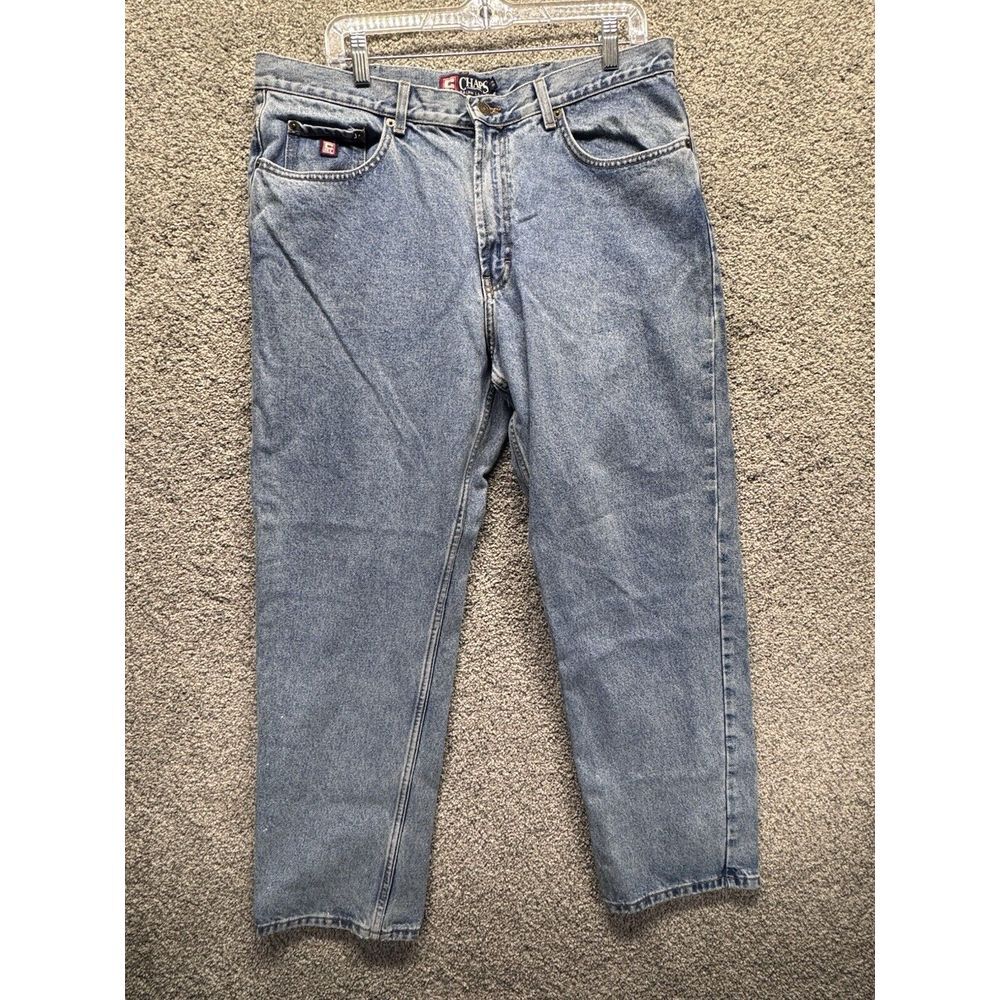 Vintage 90s Chaps Ralph Lauren Mens Denim Jeans Size 36x30 Made In USA Stonewash